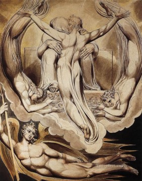 William Blake Painting - Christ As The Redeemer Of Man Romanticism Romantic Age William Blake